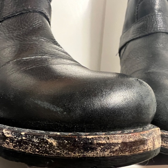 Frye leather biker buckle boots - Picture 7 of 7